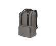 Polyester gerecyclede rugzak met laptopvak 18L kleur grijs