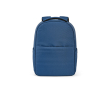 Urban rugzak van gerecycled plastic met trolleyband 17\" kleur blauw