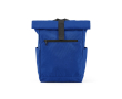 Rolltoprugzak van gerecycled plastic voor 15,6''-laptop kleur blauw
