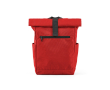 Rolltoprugzak van gerecycled plastic voor 15,6''-laptop kleur rood