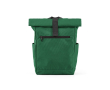 Rolltoprugzak van gerecycled plastic voor 15,6''-laptop kleur groen