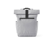 Rolltoprugzak van gerecycled plastic voor 15,6''-laptop kleur grijs