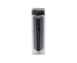 Fles van gerecycled plastic met exclusieve draaisluiting 500 ml kleur zwart