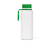 Fles van gerecycled roestvrij staal met 360°-drukdop 750 ml kleur groen