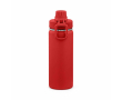 Thermosfles van roestvrij staal met dubbele dop 500 ml kleur rood