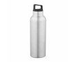 Thermosfles van gerecycled roestvrij staal met draaggreep 2 L kleur zilver