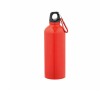 Lichte fles van gerecycled RVS met glanzende afwerking 510 ml kleur rood
