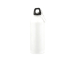 Lichte fles van gerecycled RVS met glanzende afwerking 510 ml kleur wit
