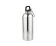 Lichte fles van gerecycled RVS met glanzende afwerking 510 ml kleur zilver