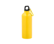 Lichte fles van gerecycled RVS met glanzende afwerking 510 ml kleur geel