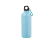 Lichte fles van gerecycled RVS met glanzende afwerking 510 ml kleur lichtblauw