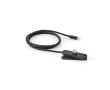 USB-C-snellaadkabel met geïntegreerde telefoonhouder 60 W kleur zwart