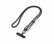 USB-C-laadkabel met zinklegering en verstelbaar telefoonkoord 60 W kleur zwart