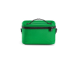 Koeltas van gerecycled plastic met dubbele draaggreep 7,5 L kleur groen
