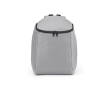 Isolerende rugzak van gerecycled polyester met dubbele rits 12 L kleur grijs