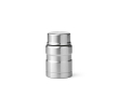Voedselpot van gerecycled staal met dubbele wand 500 ml kleur zilver