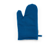 Keukenhandschoen van gerecycled katoen 220 g/m² kleur blauw