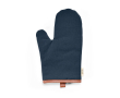 Keukenhandschoen van ecokatoen met aparte duim 280 g/m² kleur marineblauw
