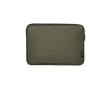 Stevige waterdichte laptoptas van gerecycled nylon 15,6'' kleur donkergroen