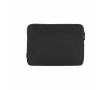 Laptophoes van gerecycled canvas met stevige vulling 15,6\" kleur zwart