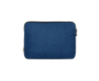 Laptophoes van gerecycled canvas met stevige vulling 15,6\" kleur marineblauw