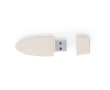 Ecologische USB met dop, gemaakt van tarwestro kleur naturel
