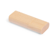 USB-stick met bamboe behuizing en sluitdop kleur naturel