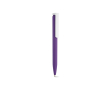 Pen van gerecycled plastic met ultralicht ontwerp en blauwe inkt kleur paars