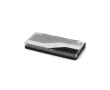 Powerbank van gerecycled kunststof met ledscherm 10.000 mAh kleur zwart