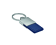 Luxe metalen en leren sleutelhanger bedrukken Deluxe kleur marineblauw