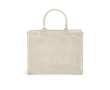Ecologische boodschappentas met volledige ritssluiting 19 L kleur naturel