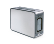 Draadloze speaker van gerecycled plastic met 15 m bereik en 80 W kleur zilver