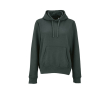 Dames hoodie van biologisch katoen 300 g/m² Bondi kleur donkergroen