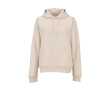 Dames hoodie van biologisch katoen 300 g/m² Bondi kleur beige