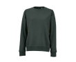 Katoenen dames sweater met ronde hals 300 g/m² Waikiki kleur donkergroen