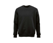Katoenen unisex sweater met ronde hals 340 g/m² Nazaré kleur zwart