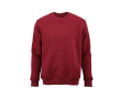 Katoenen unisex sweater met ronde hals 340 g/m² Nazaré kleur bordeaux
