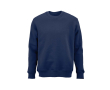 Katoenen unisex sweater met ronde hals 340 g/m² Nazaré kleur marineblauw