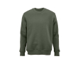 Katoenen unisex sweater met ronde hals 340 g/m² Nazaré kleur miliair groen
