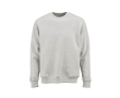 Katoenen unisex sweater met ronde hals 340 g/m² Nazaré kleur lichtgrijs gemarmerd