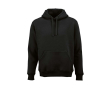Unisex hoodie van biologisch katoen 340g/m² Tulum kleur zwart