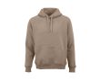 Unisex hoodie van biologisch katoen 340g/m² Tulum kleur lichtbruin