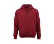 Unisex hoodie van biologisch katoen 340g/m² Tulum kleur bordeaux