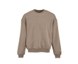 Unisex oversized sweatshirt van katoen 340 g/m² Whitehaven kleur lichtbruin