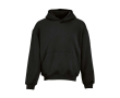 Unisex oversized hoodie 340 g/m² van katoen en polyester Ericeira kleur zwart