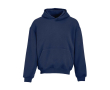 Unisex oversized hoodie 340 g/m² van katoen en polyester Ericeira kleur marineblauw