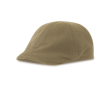 Retro stijl barett van gerecycled en biologisch katoen, 260 g/m² kleur khaki