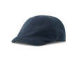 Retro stijl barett van gerecycled en biologisch katoen, 260 g/m² kleur marineblauw
