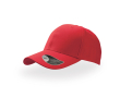 Baseball cap van katoenen keperstof met klittenbandsluiting kleur rood