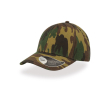 Baseball cap van katoenen keperstof met klittenbandsluiting kleur camouflage